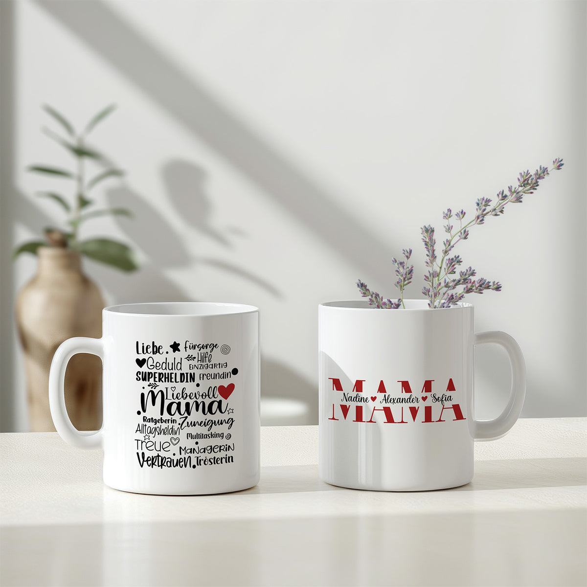 Personalisierte Tasse - Liebevoll Mama - FOTOFOL