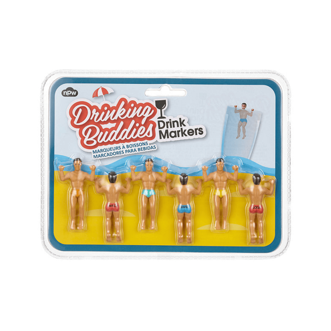 Glasmarkierer "Drinking Buddies"""
