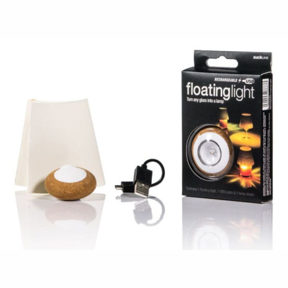 Floatinglight - das Getränkelicht - Lampe für ein Glas