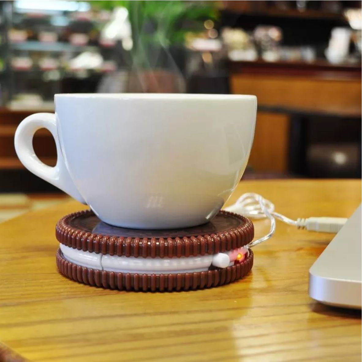 USB-Tassenwärmer in Keks-Design