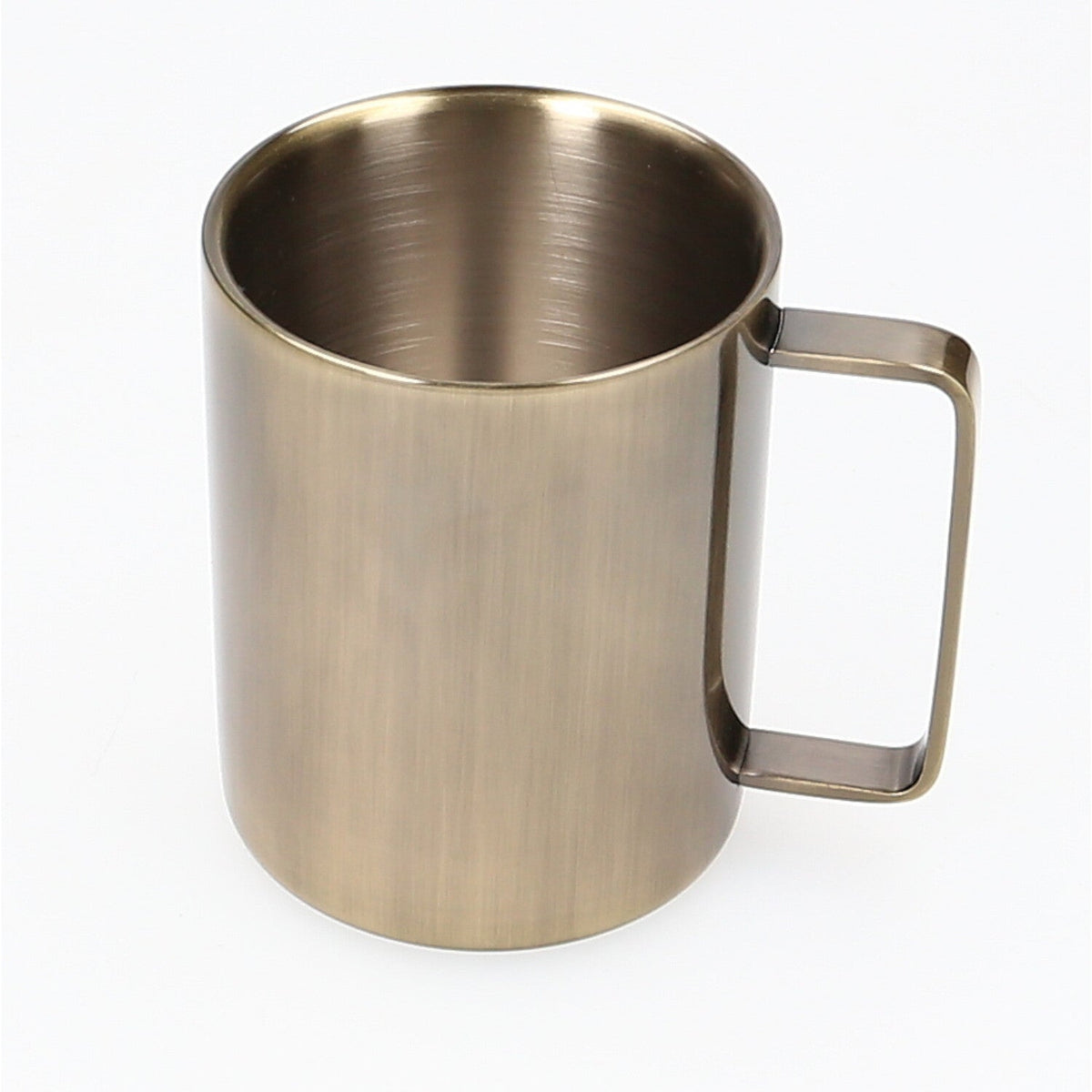 Luxuriöser Whiskey-Becher aus Messing, Color: Gold