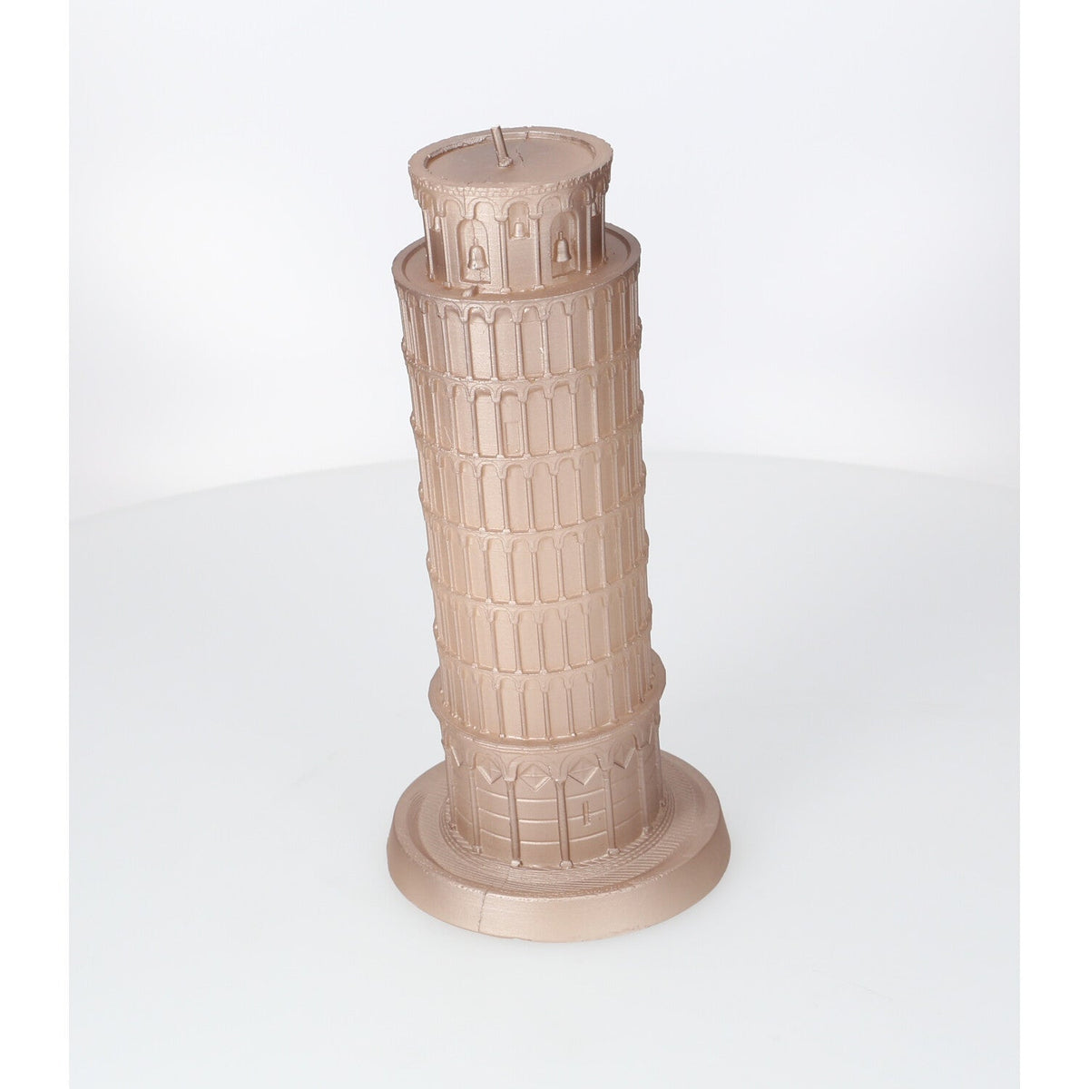 Dekorative Kerze - Pisaturm grau