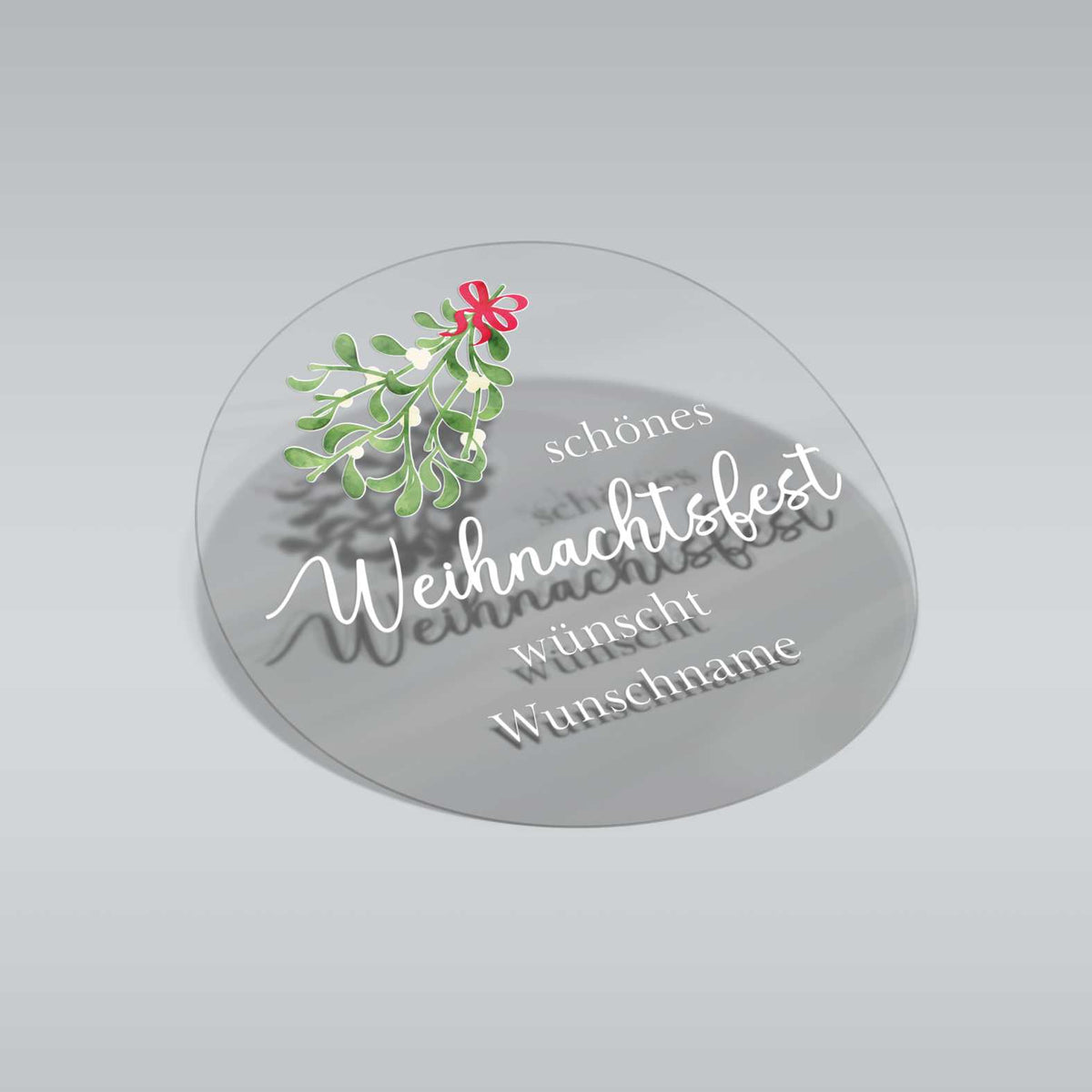 FOTOFOL - Personalisierte transparente Aufkleber - Personalisierte Aufkleber mit Wunschtext