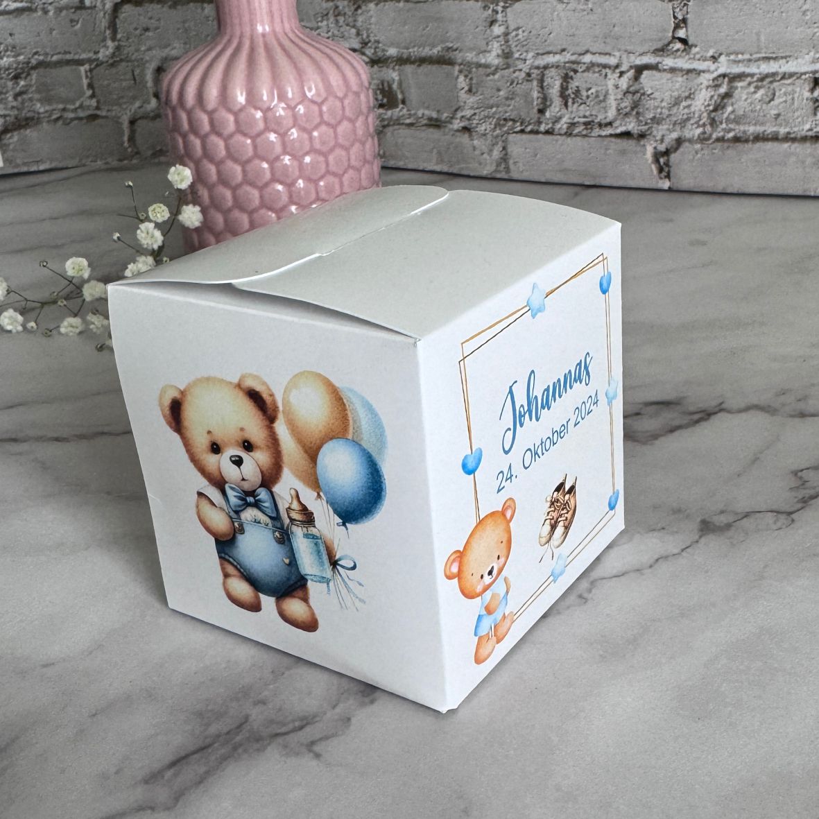 Geschenkbox personalisiert - Bär - FOTOFOL