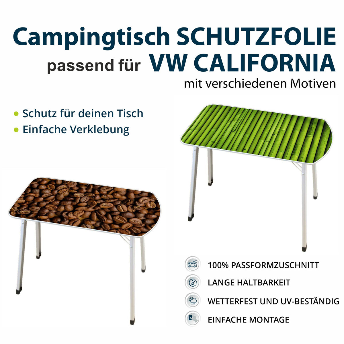 Campingtisch Schutzfolie passend für VW California / Grand California