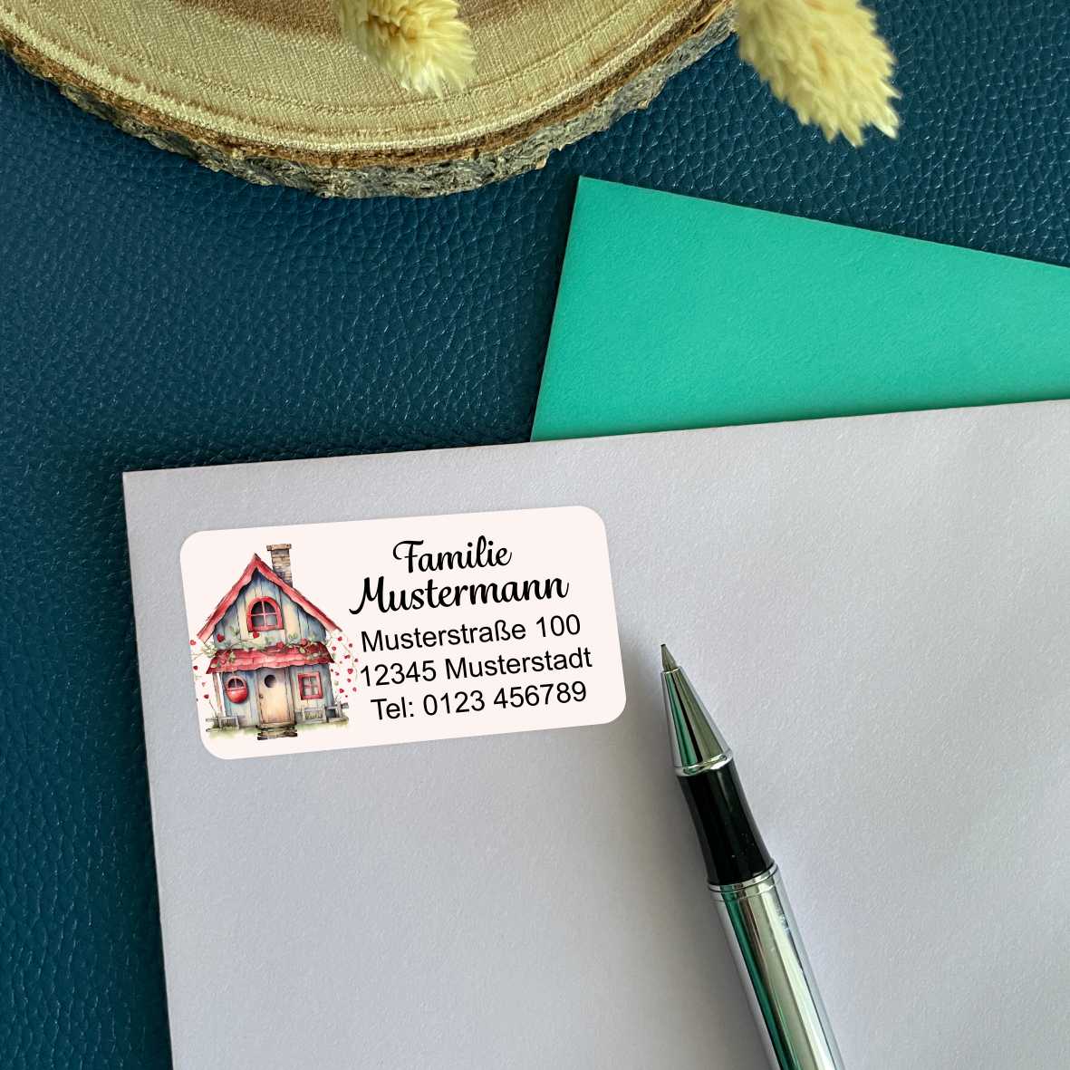 FOTOFOL Individuelle Adressaufkleber mit vielen Motiven & Farben | Kleine Adressaufkleber & Adressetiketten selbst gestalten | Adressetiketten/Adressaufkleber in höchster Qualität | Ideal für das Versenden Ihrer Briefe oder Pakete