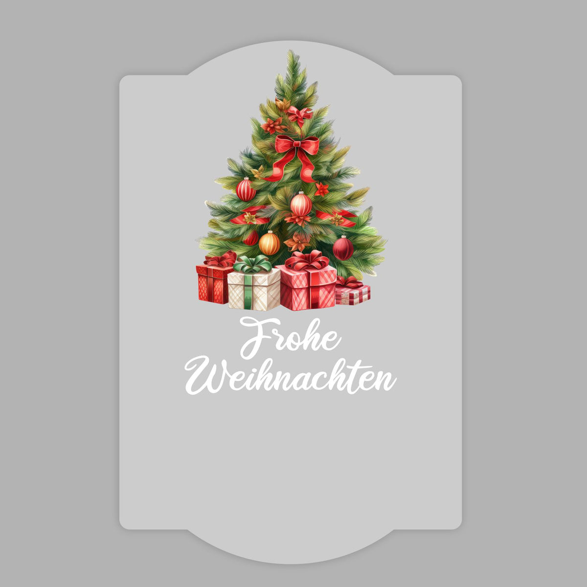 FOTOFOL - Weihnachten Flaschenetiketten personalisiert mit Wunschtext - transparente Aufkleber für Geschenk - weihnachtliche Flaschen Aufkleber