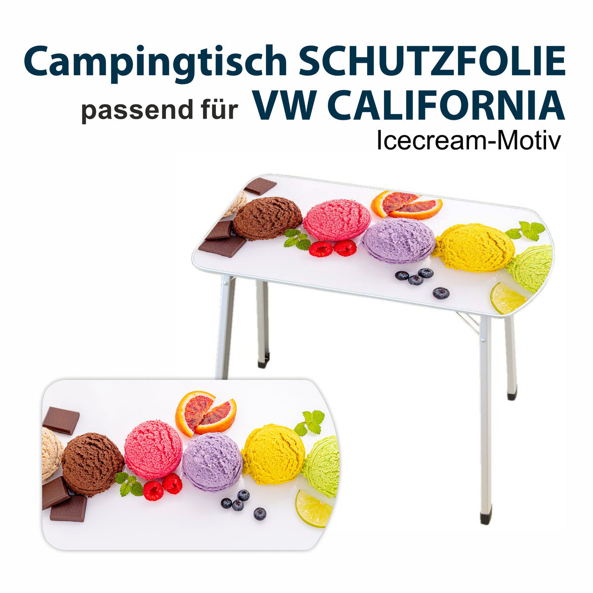 Campingtisch Schutzfolie passend für VW California / Grand California