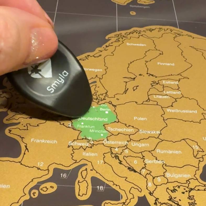Rubbel-Weltkarte XXL - Reisen Planen & Erinnerungen Festhalten - FOTOFOL