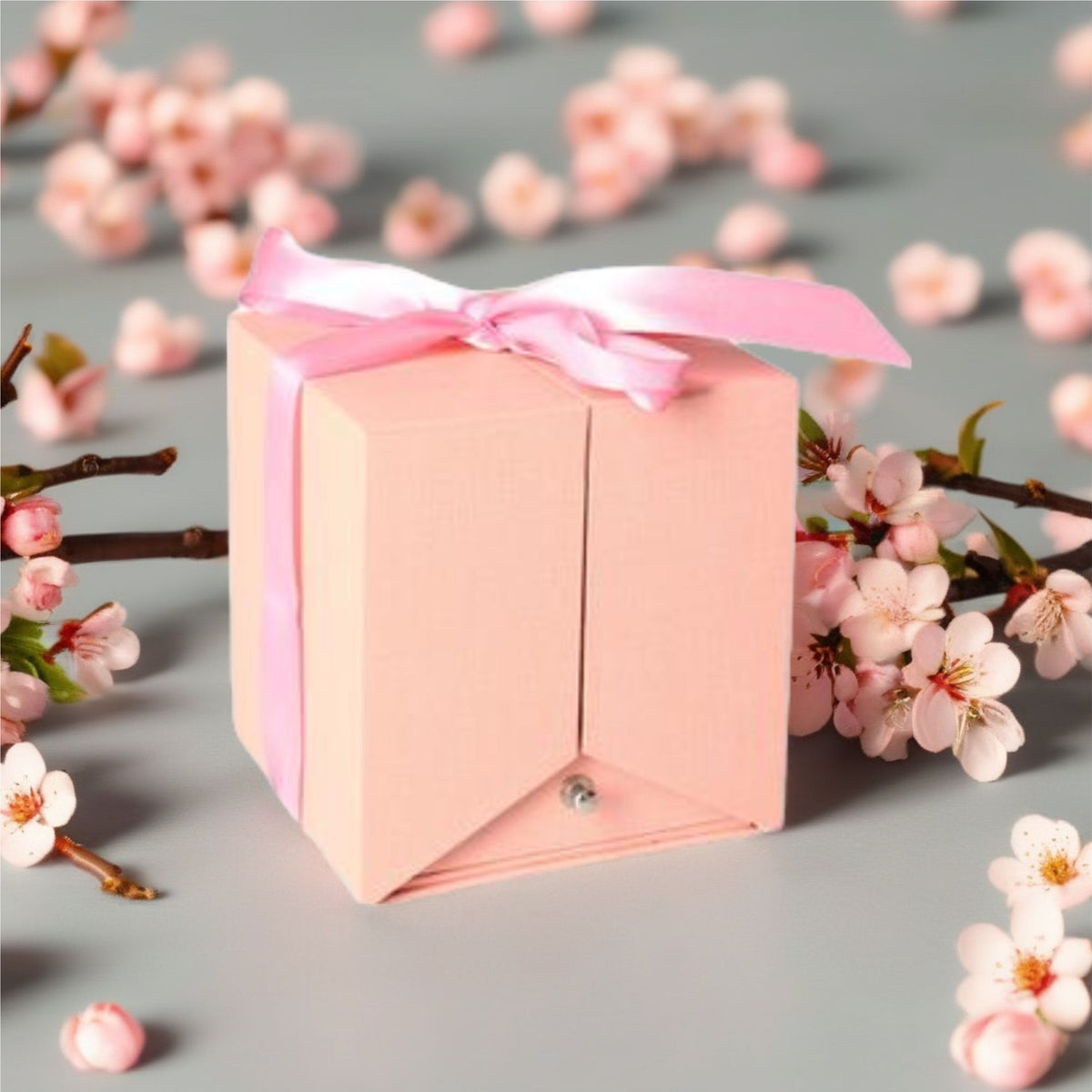 Personalisierte Rosenbox - Rose im Schmuckschatulle - FOTOFOL