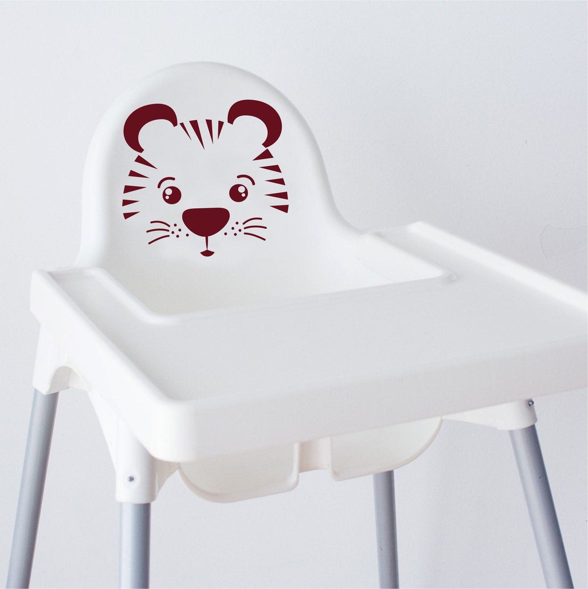 Aufkleber Sticker Tiger passt für IKEA ANTILOP MAMMUT Kinderstuhl Hocker Kinder - FOTOFOL