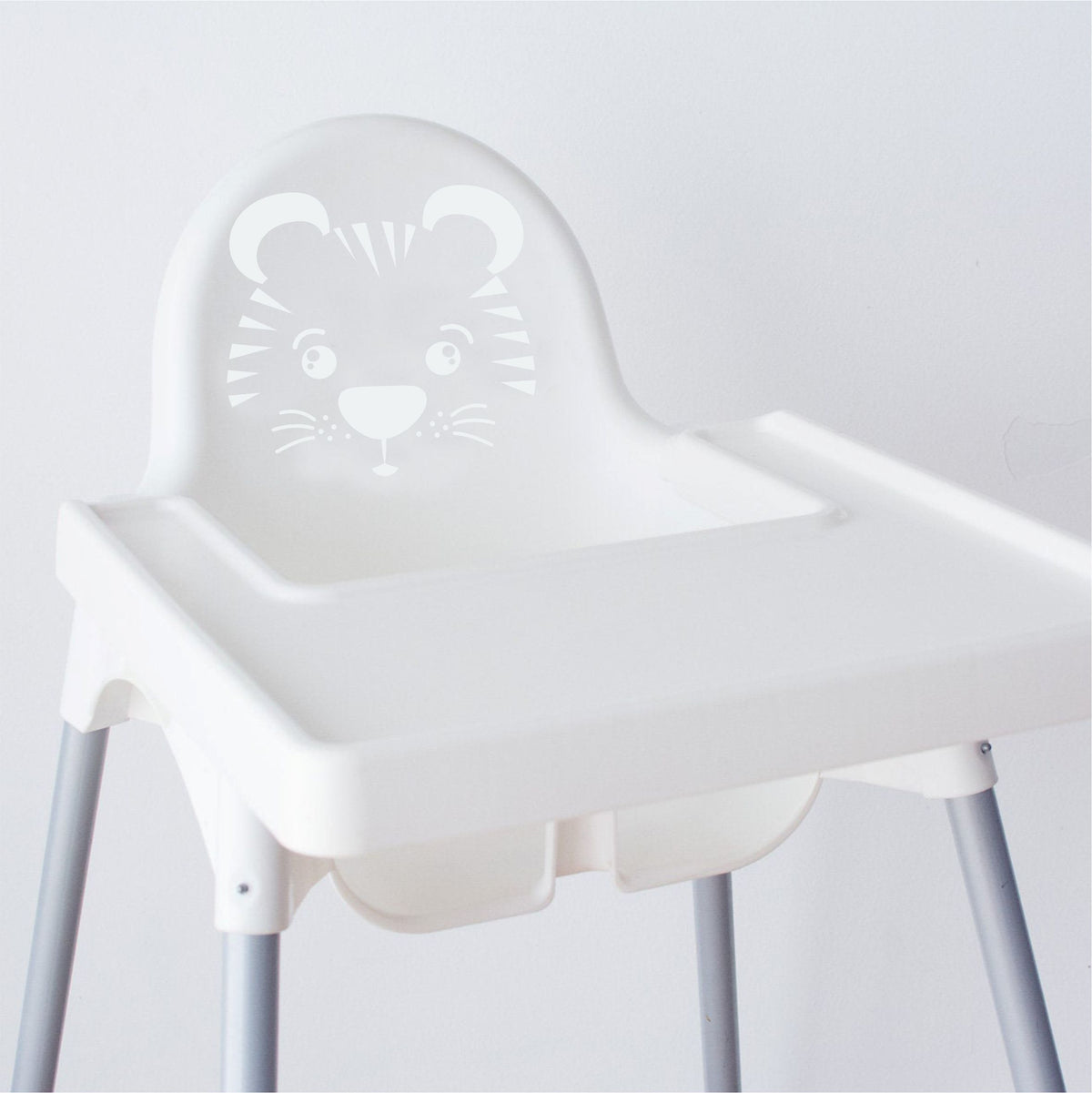 Aufkleber Sticker Tiger passt für IKEA ANTILOP MAMMUT Kinderstuhl Hocker Kinder - FOTOFOL