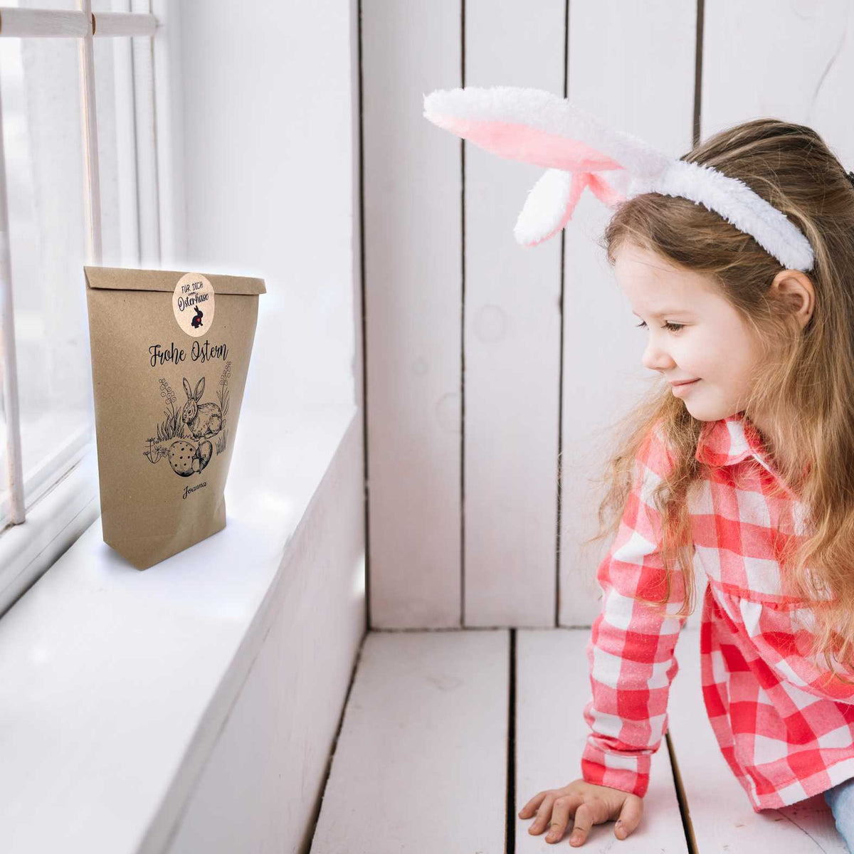 Ostertüten mit Wunschname - Frohe Ostern - FOTOFOL