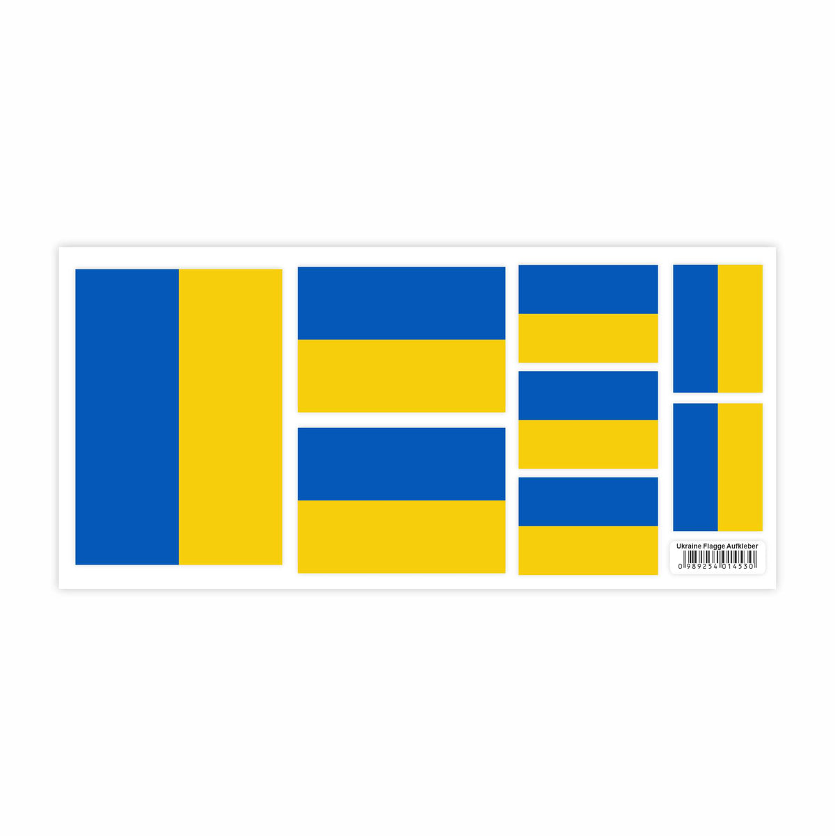 Ukraine Aufkleber Set - Fahne Flagge Karte Blumen Friedenstaube Ukraine - FOTOFOL
