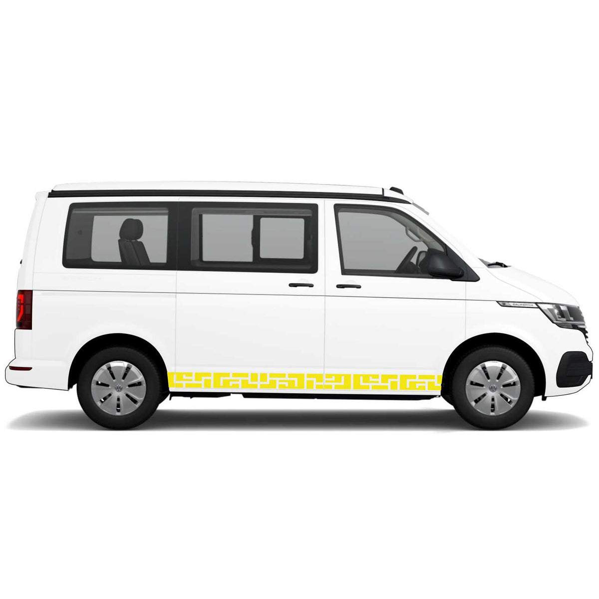 Seitenstreifen passend für Volkswagen Multivan Transporter T5 T6 T6.1 VW Bus Autoaufkleber - FOTOFOL