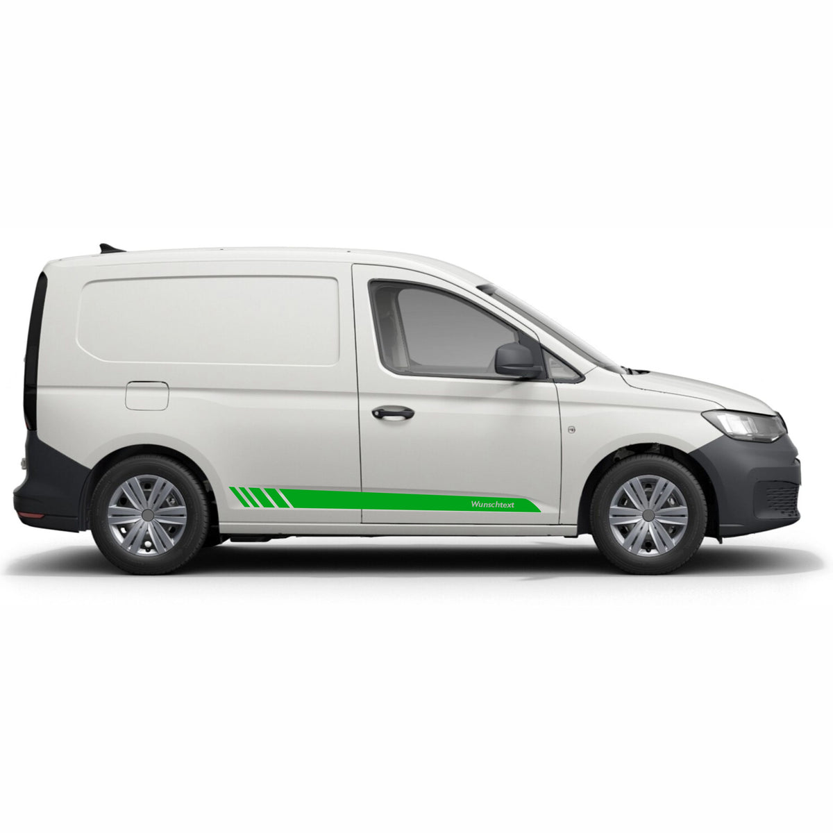 Seitenstreifen Aufkleber Wunschtext passt für VW Caddy - FOTOFOL