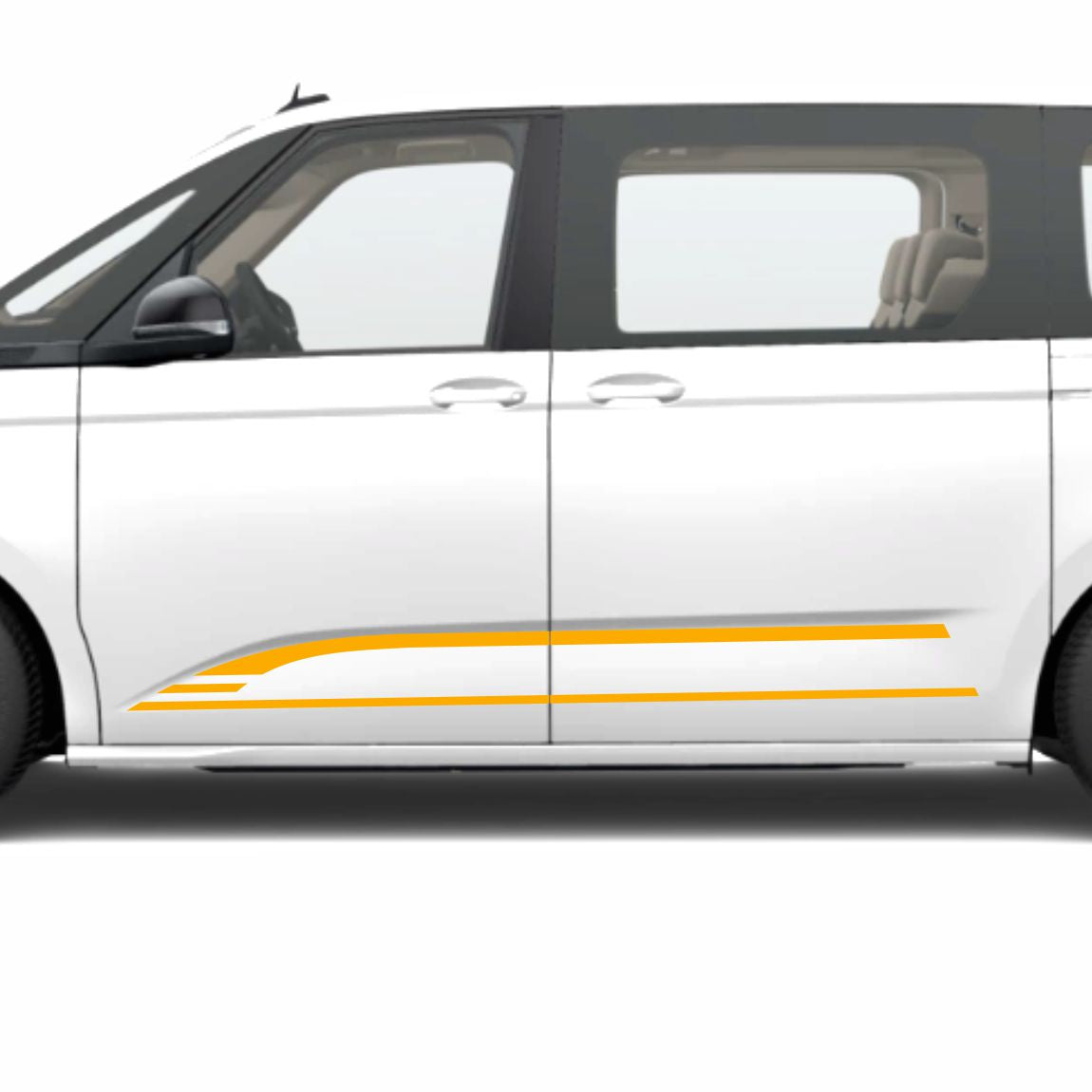 Seitenstreifen Edition mit Wunschtext passend für VW T7 Multivan - FOTOFOL