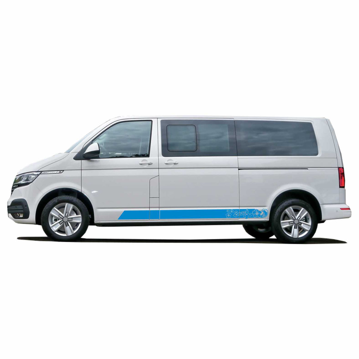 Seitenstreifen passend für VW California Beach T6.1, T6, T5, Seitenaufkleber Autoaufkleber - FOTOFOL