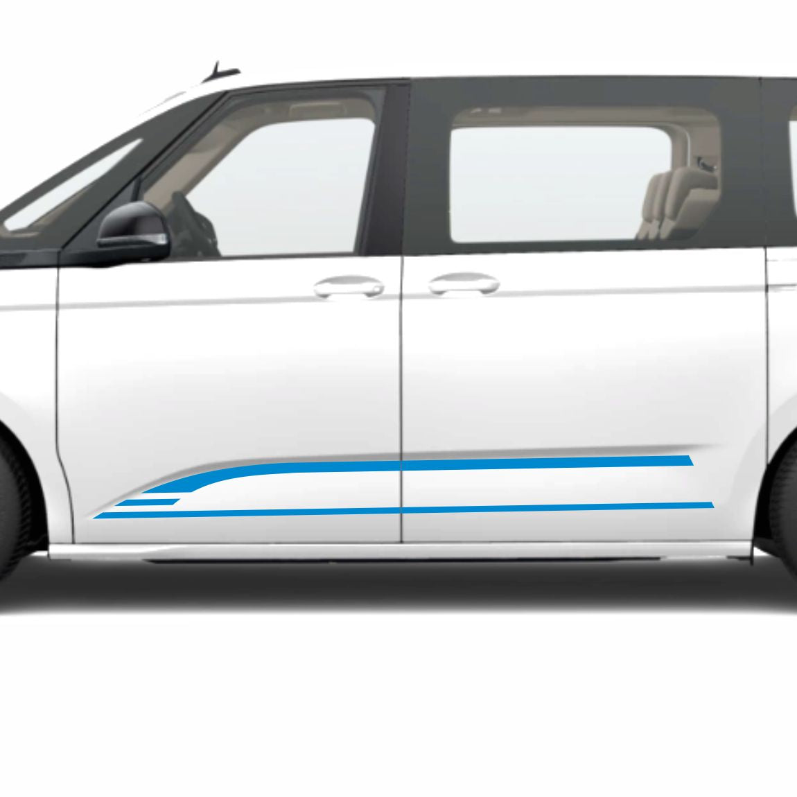 Seitenstreifen Edition mit Wunschtext passend für VW T7 Multivan - FOTOFOL