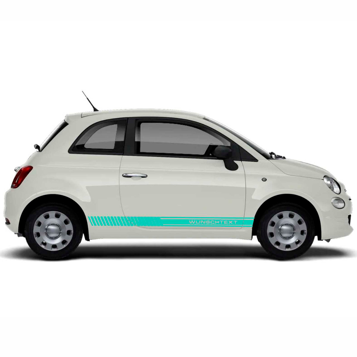 Aufkleber Auto Fiat ABARTH Seitenstreifen Sportstreifen - FOTOFOL