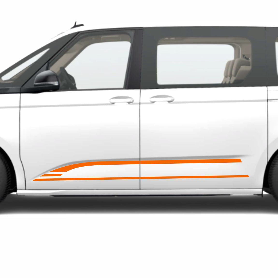 Seitenstreifen Edition mit Wunschtext passend für VW T7 Multivan - FOTOFOL