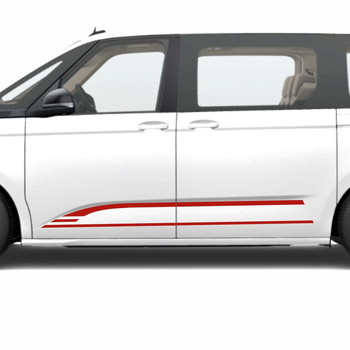 Seitenstreifen Edition mit Wunschtext passend für VW T7 Multivan - FOTOFOL