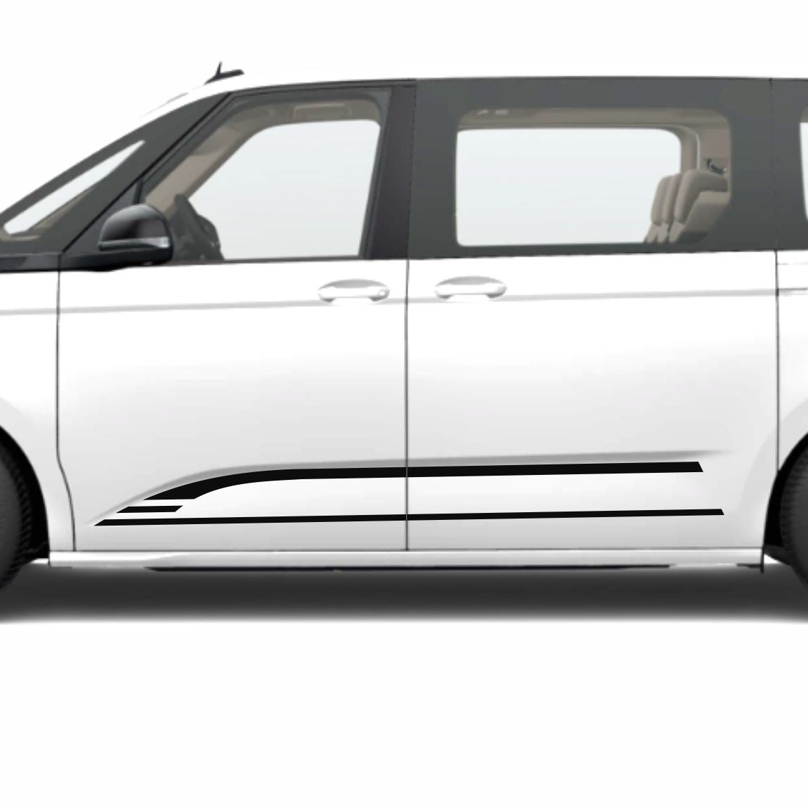 Seitenstreifen Edition mit Wunschtext passend für VW T7 Multivan - FOTOFOL