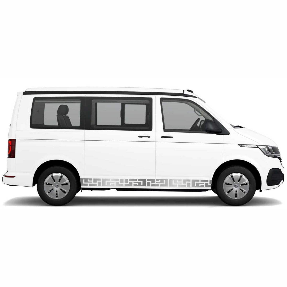 Seitenstreifen passend für Volkswagen Multivan Transporter T5 T6 T6.1 VW Bus Autoaufkleber - FOTOFOL