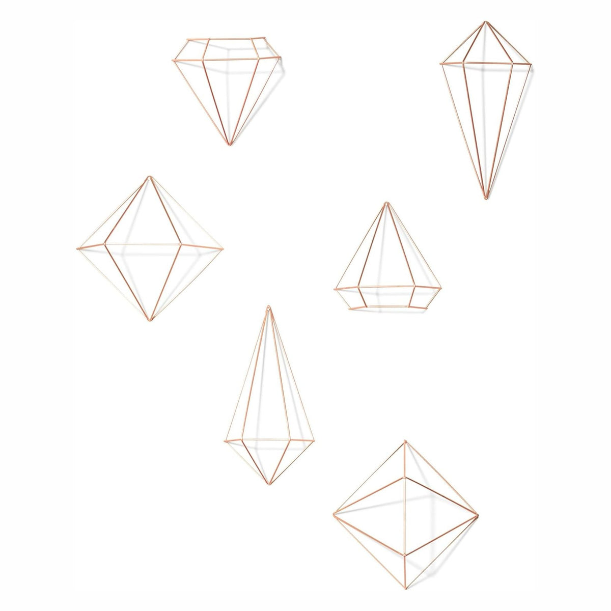 UMBRA |  Prisma Geometrische Skulpturen – 6er Set