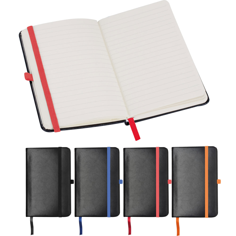 A6 Notizbuch mit Kunstledereinband ALEX