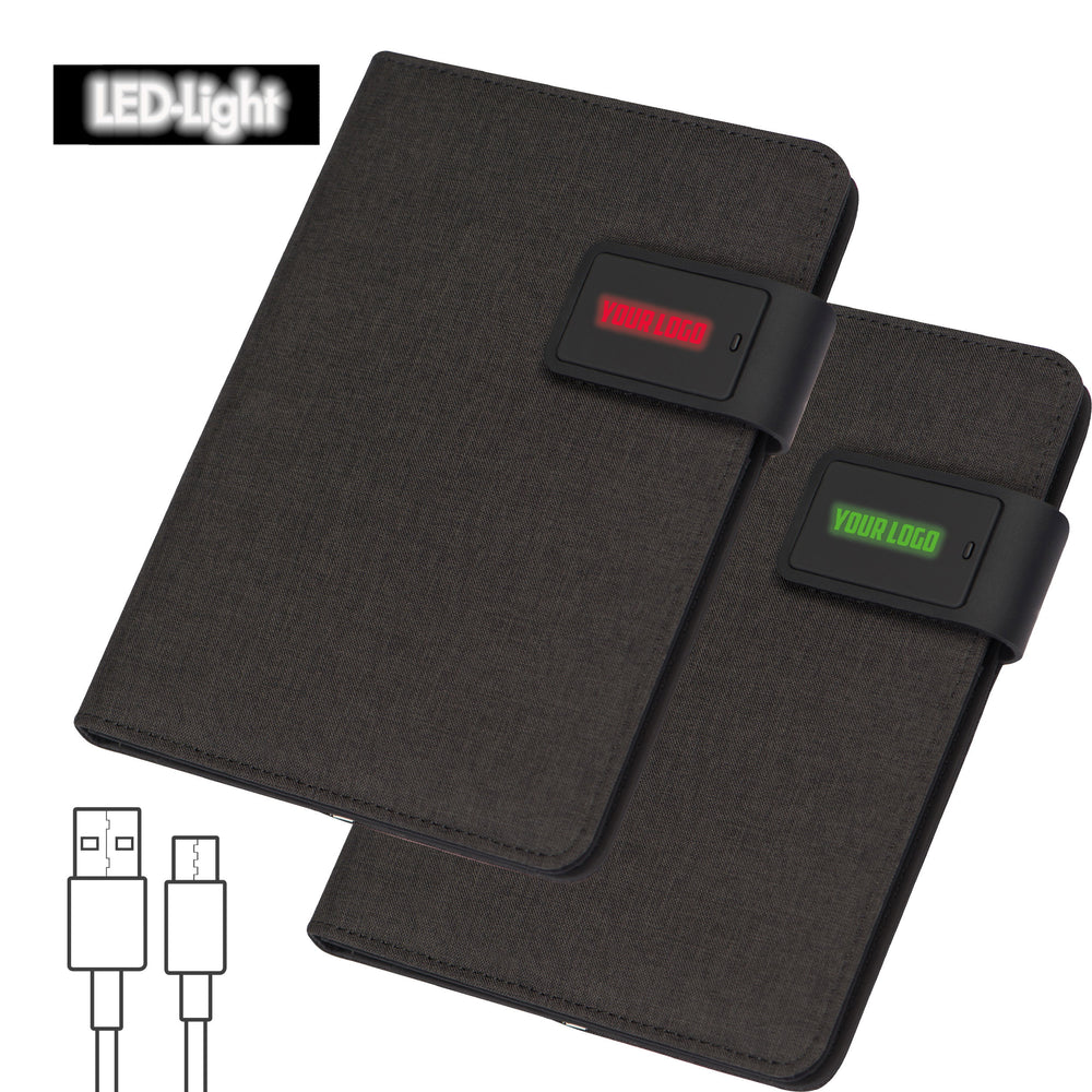 A5 Schreibmappe mit integrierter Powerbank GIACOMO