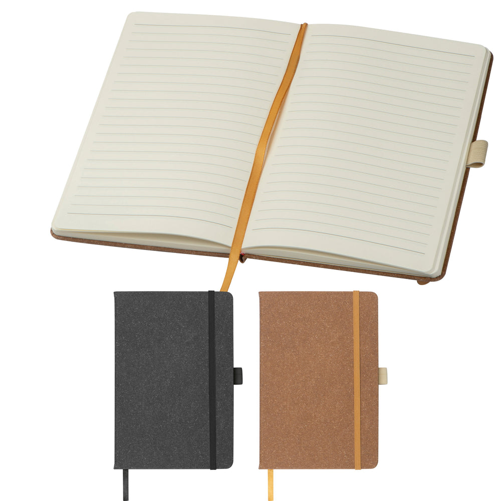 A5 Notizbuch mit recyceltem Ledereinband TRACY