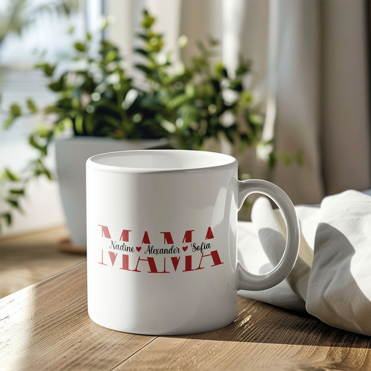 Personalisierte Tasse - Liebevoll Mama - FOTOFOL