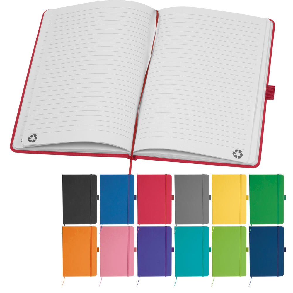 A5 Notizbuch aus recyceltem Papier DOMINIK