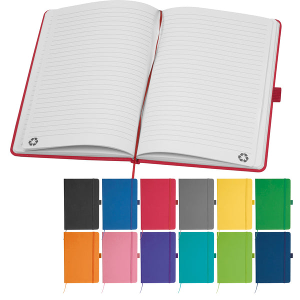 A5 Notizbuch aus recyceltem Papier DOMINIK