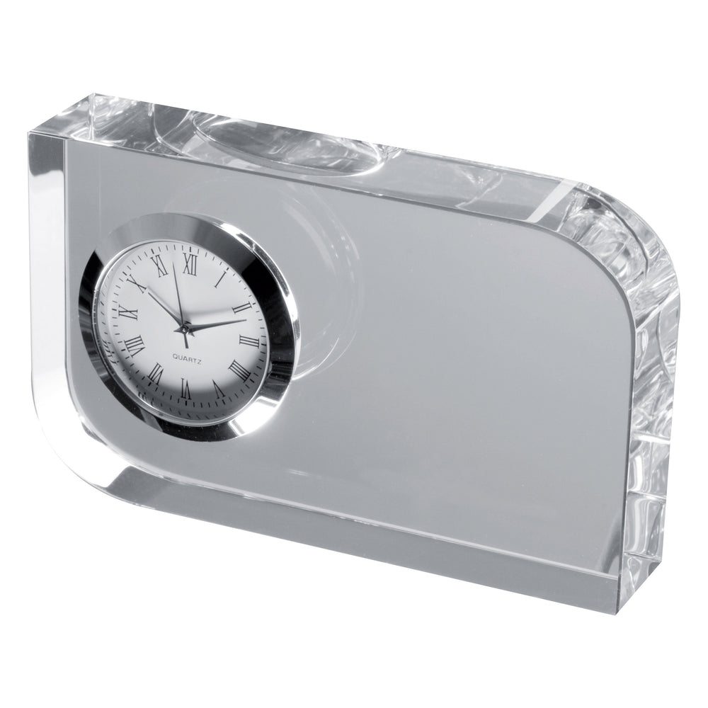 Glasblock mit Uhr GERALD