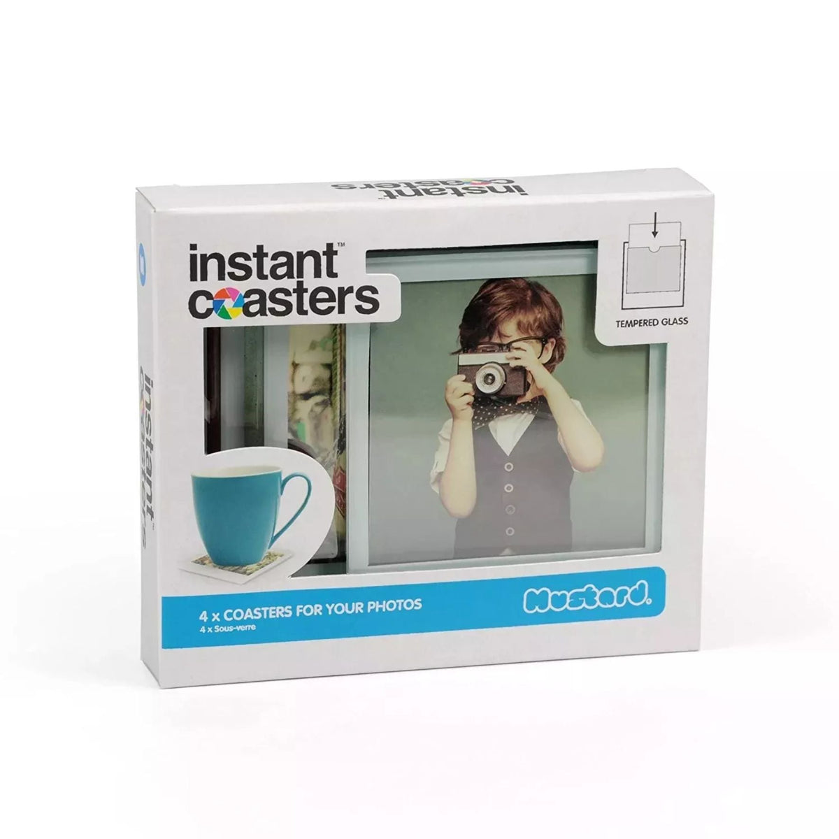 Mustard® Instant Coaster 4er Set