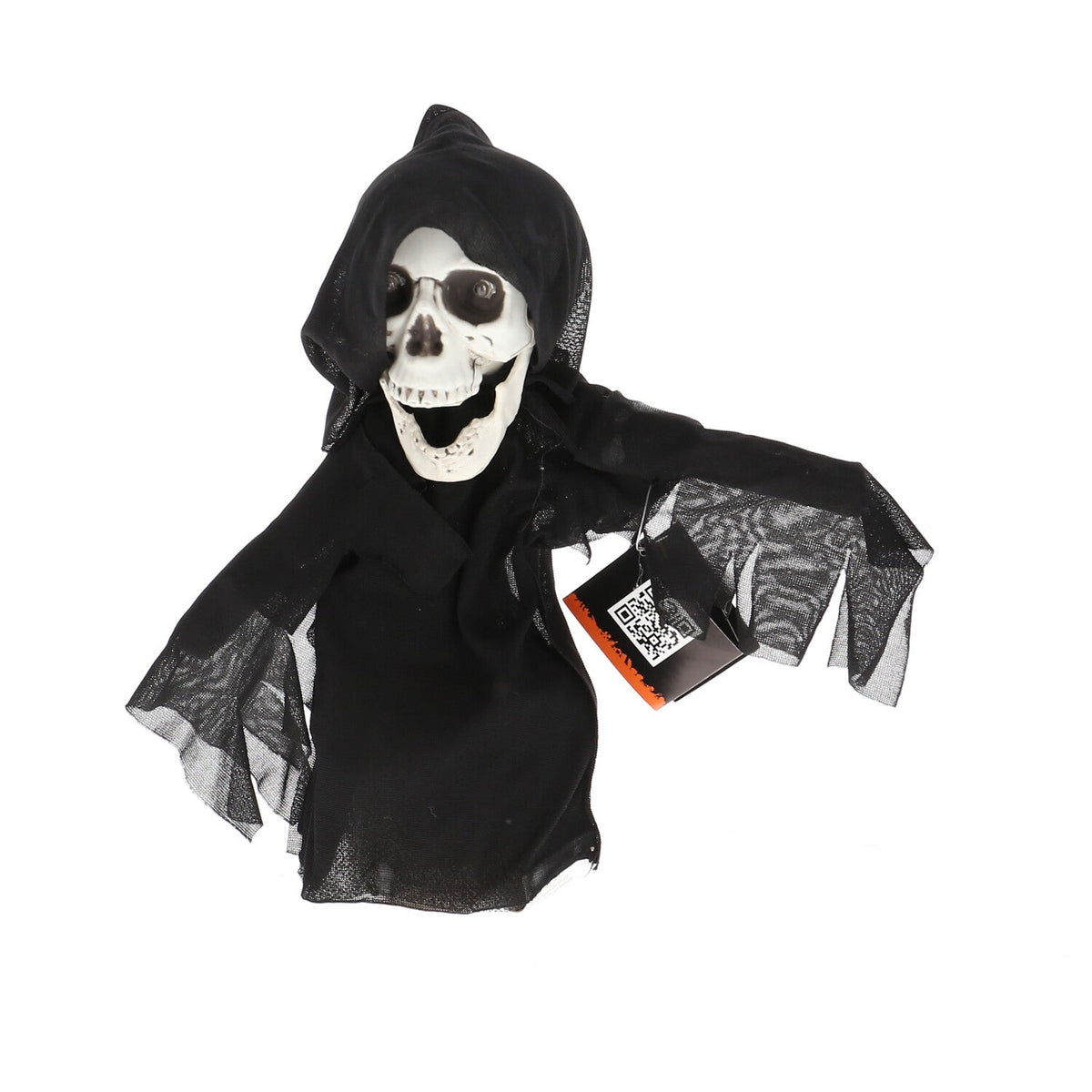 Stehende Halloween-Figur Sensenmann - schwarz
