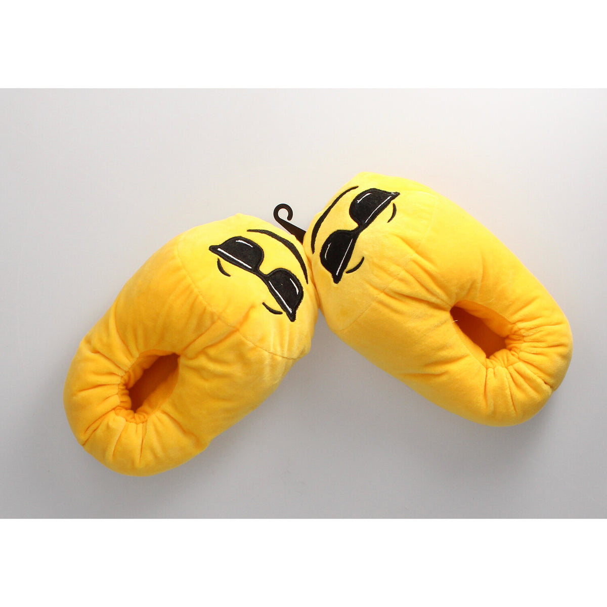 Lustige Emoji Hausschuhe - Smiley mit Sonnenbrille– Bequem, Warm & Stylisch - FOTOFOL