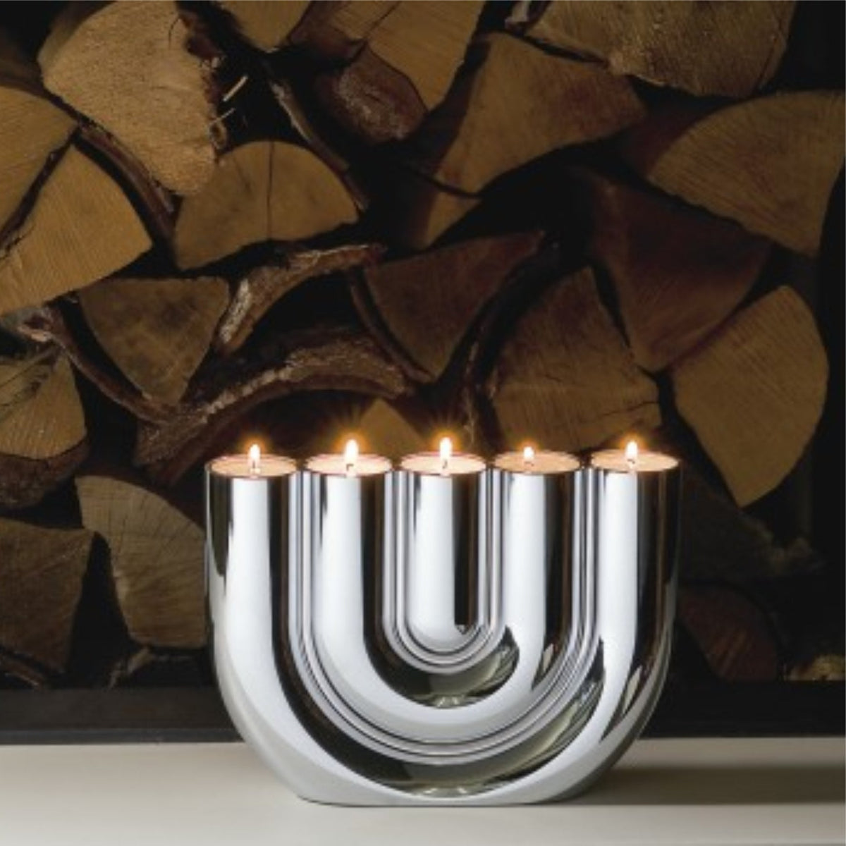 PHILIPPI | DOUBLE U Teelichthalter 15cm