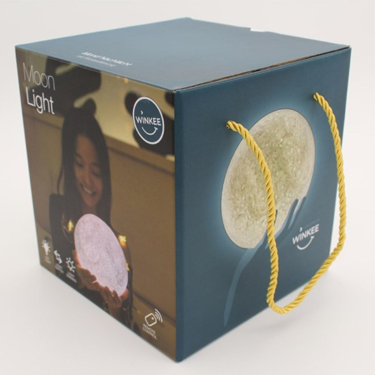 Winkee Mond Nachtlicht mit LED  Ø 18 cm - Farbwechsel & Fernbedienung