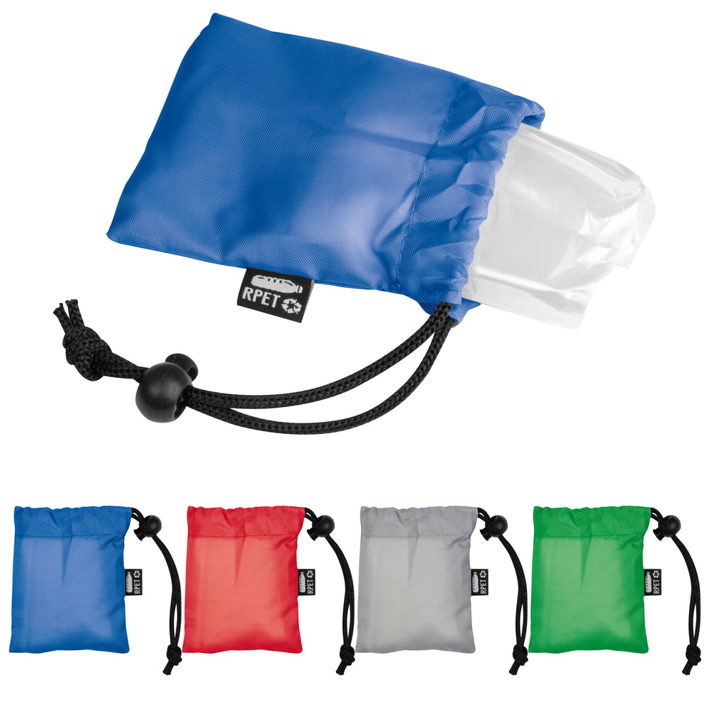 Regenponcho mit Etui aus RPET GEORG