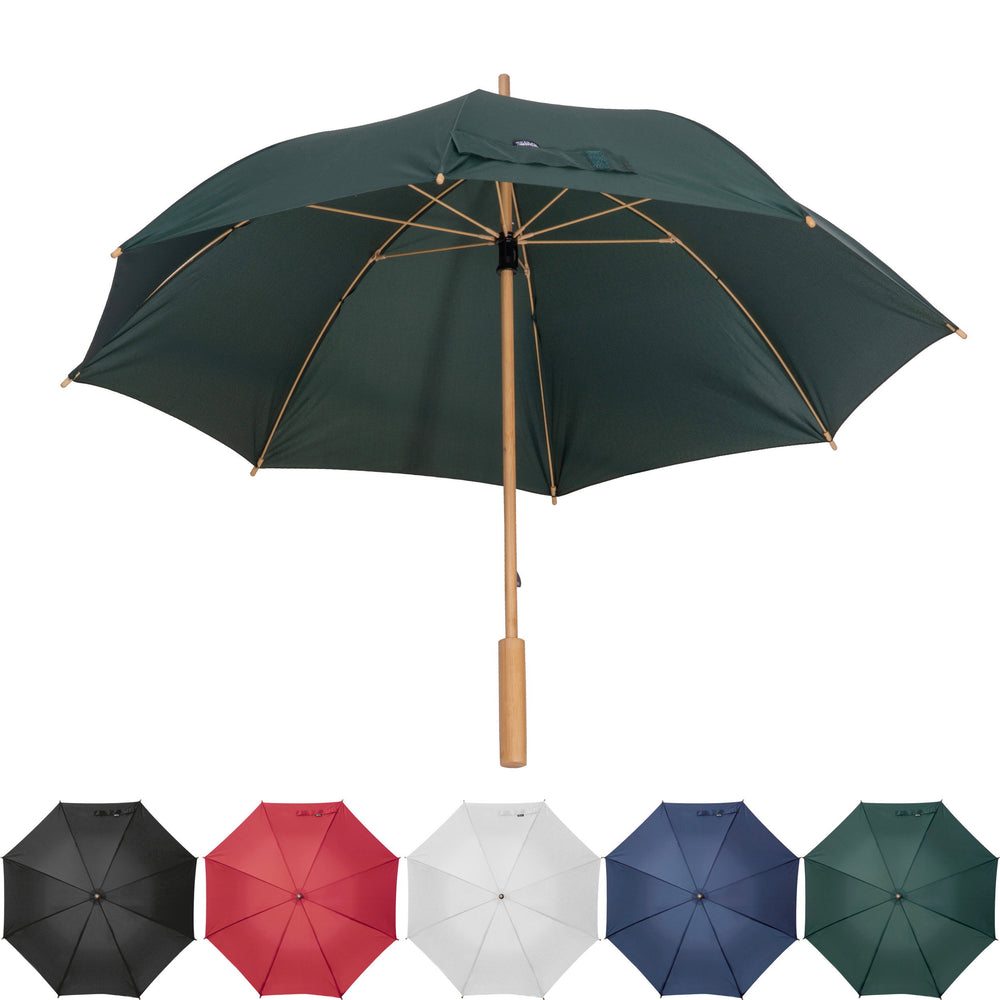 RPET Regenschirm mit Bambusgestänge LETITIA