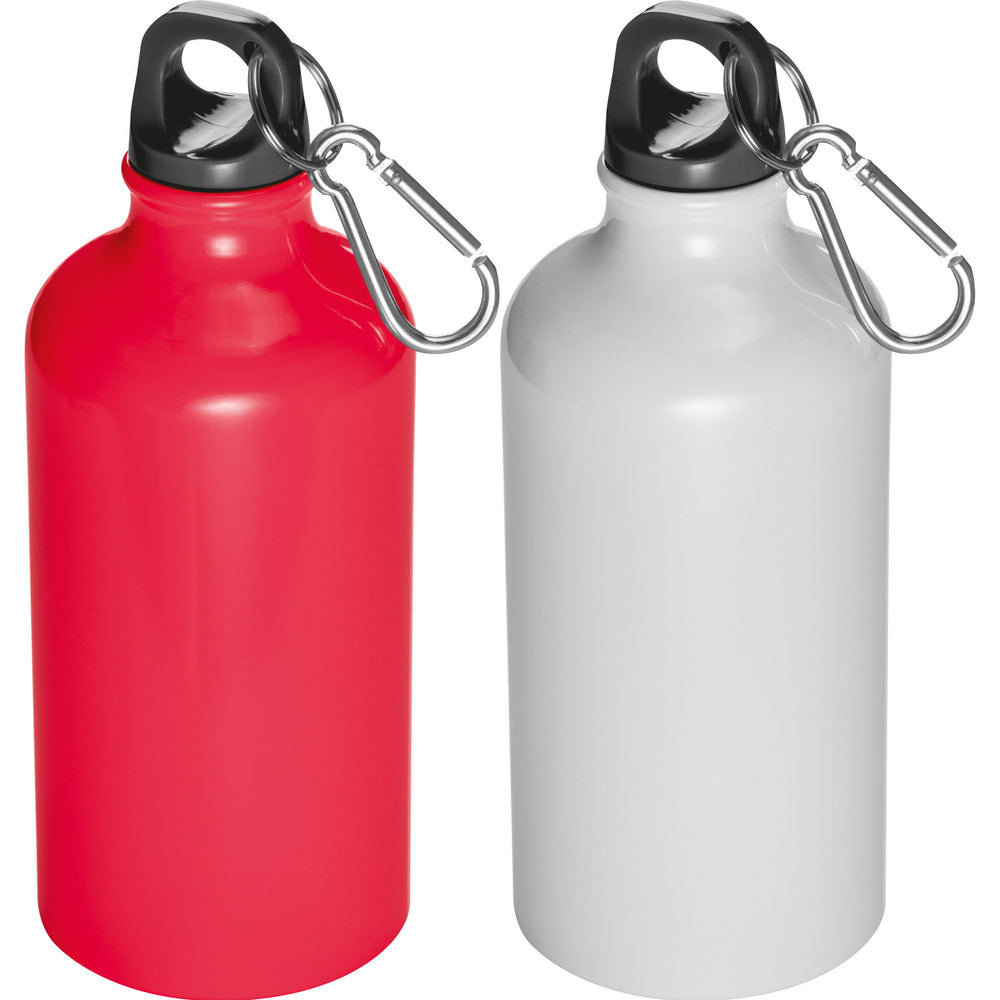 Trinkflasche aus Metall mit Karabinerhaken, 500ml MURIEL