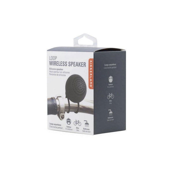 Kikkerland Bluetooth Lautsprecher „Black Loop“