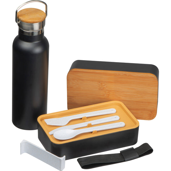 Set aus Lunchbox und Trinkflasche STEPHAN