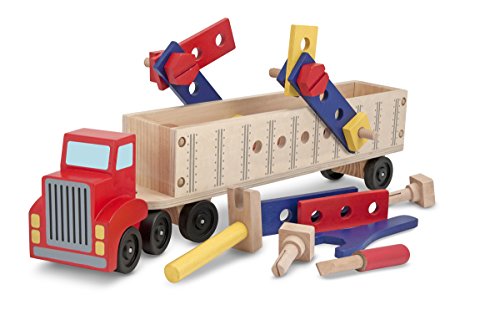 Kinder Holz LKW Werkzeugkasten
