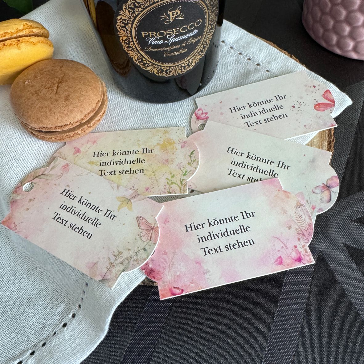 Etiketten Geschenkanhänger - Taufe Geburt Kommunion Konfirmation Hochzeit - FOTOFOL