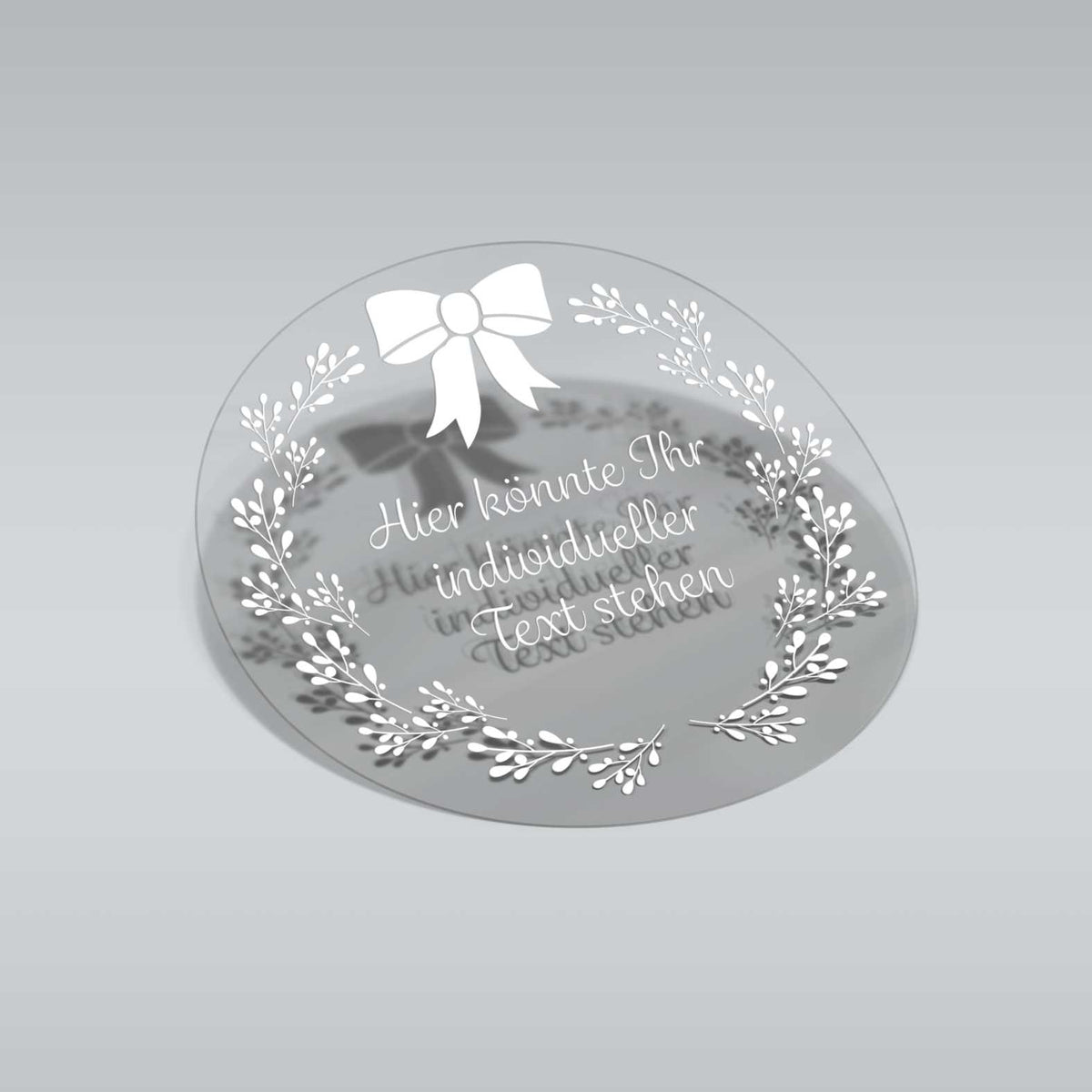 Weihnachten Aufkleber für Geschenke  - 24 Stück Personalisierte transparente Aufkleber - FOTOFOL