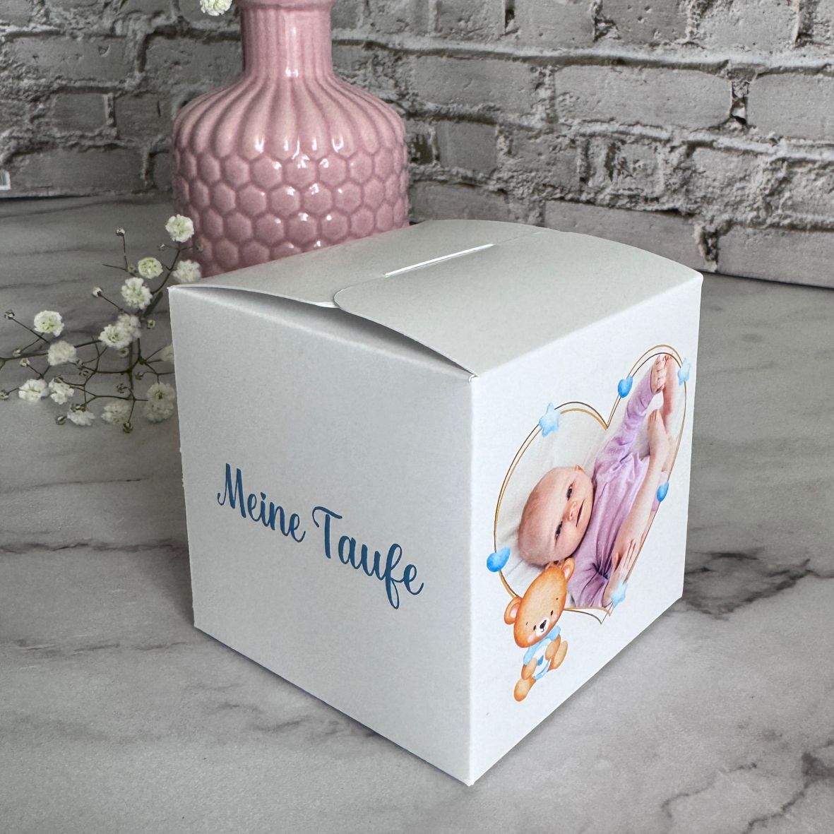 Geschenkbox personalisiert - Bär - FOTOFOL